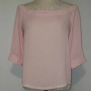 Banana Republic Soft Pink Blouse Size Small